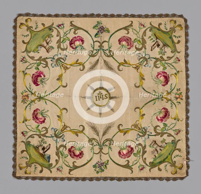 Chalice Cover, Italy, 18th century. Creator: Unknown.