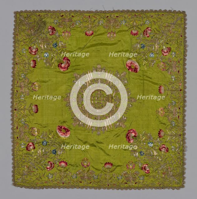 Chalice Cover, Spain, 1701/25. Creator: Unknown.