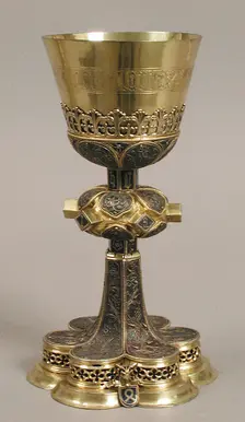 Chalice, Hungarian, ca. 1460-80. Creator: Unknown