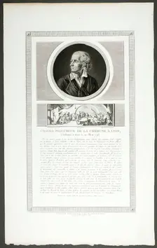 Chalier, Procureur of the Lyon Commune, from Tableaux historiques de la Révolution ..., 1798–1804. Creator: Charles Francois Gabriel Levachez