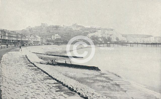 'Chalk Cliffs, Near Dover', 1910. Artist: Valentine & Sons.