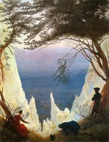 Chalk Cliffs on Rügen. Artist: Friedrich, Caspar David (1774-1840)