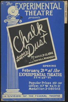 Chalk Dust, New York, [1936]. Creator: Unknown