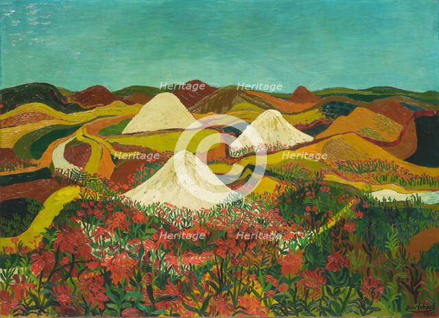 Chalk mountains, 1932. Creator: Scharl, Josef (1896-1954).