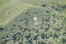Chalk military badge of the 7th (City of London) Battalion, near Sutton Down, Wiltshire, 2015. Creator: Historic England Staff Photographer