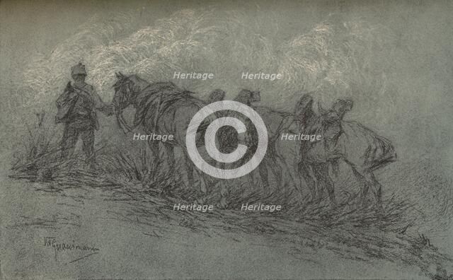 Chalk study by Vittorio Guaccimanni, c1900. Artist: Vittorio Guaccimanni.