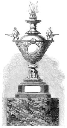Challenge Cup of the County of Lancaster Rifle Association, 1861. Creator: Unknown
