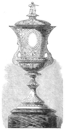 Challenge Cup presented by the Prince of Wales to the Cambridge University Rifle Corps, 1861. Creator: Unknown