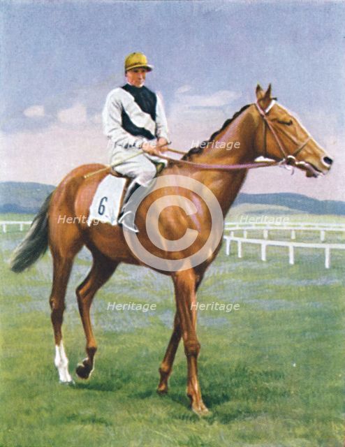 Challenge, Jockey: E. Smith', 1939. Artist: Unknown.