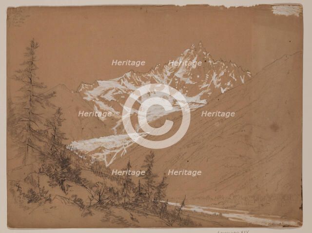 Chamonix, July 11th, 1857, 1857. Creator: John William Casilear.