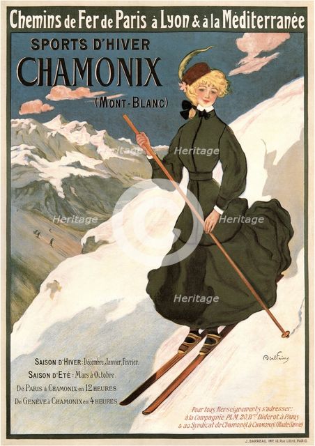 Chamonix Mont Blanc, 1905. Artist: Faivre, Abel (1853-1945)