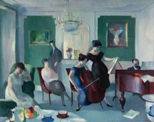 Chamber music, 1920. Creator: Ottmann, Henry (1877-1927)