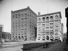 Chamber of Commerce & Society for Savings blgs., ca 1900. Creator: Unknown
