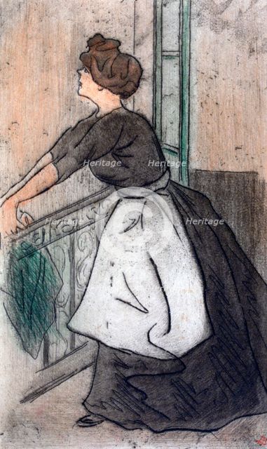 'Chambermaid', c1871-1919. Artist: Henri Boutet