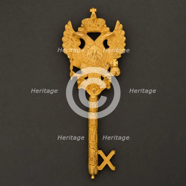 Chamberlain's Key at the Tsar's Nicholas I court, 1825-1835. Creator: Russian Applied Art.