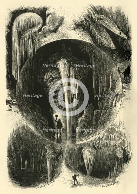 'Chambers in Weyer's Cave', 1872.  Creator: Harry Fenn.