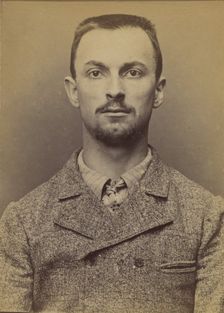 Chambon. Raoul. 20 ans, né le 3/7/73 à Valréas (Vaucluse). Graveur. Anarchiste. 26/5/94., 1894. Creator: Alphonse Bertillon