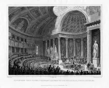 Chambre des Pairs, France, 1831. Artist: Fenner, Sears & Co