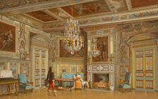 Chambre Ovale, Palace of Fontainebleau, France, 1882. Creator: Nordmann