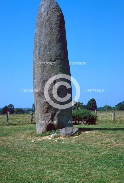Champ-Dolent Menhir. Artist: Unknown