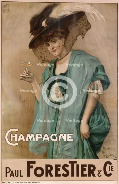 'Champagne', 19th century.  Creator: Nicolas-Toussaint Charlet.