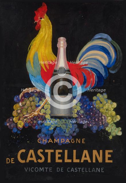 Champagne de Castellane, c1931. Creator: Cappiello, Leonetto (1875-1942).