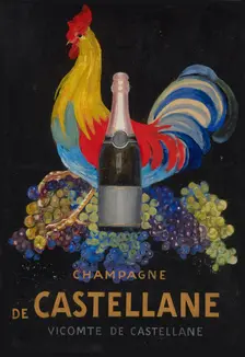 Champagne de Castellane, c1931. Creator: Cappiello, Leonetto (1875-1942)
