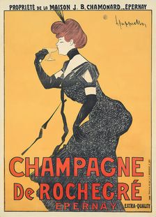 Champagne De Rochegré, 1900s. Creator: Cappiello, Leonetto (1875-1942)
