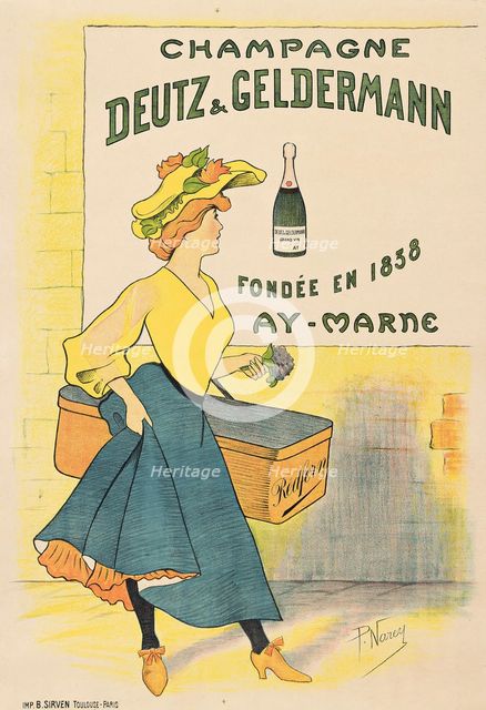 Champagne Deutz & Geldermann, c1900. Creator: Petitjean (Narey), Pierre (1854-1929).