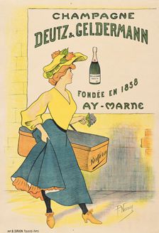 Champagne Deutz & Geldermann, c1900. Creator: Petitjean (Narey), Pierre (1854-1929)