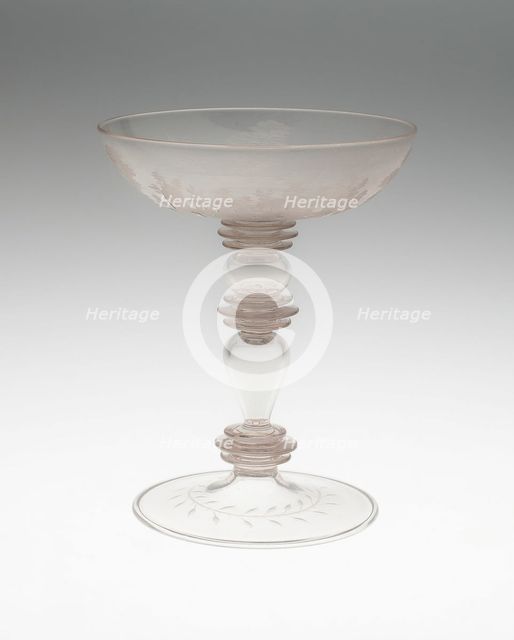 Champagne Glass, Nuremberg, c. 1700/20. Creator: Unknown.