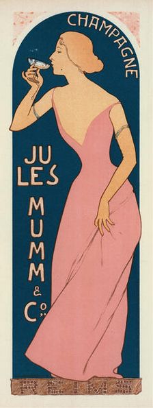 Champagne Jules Mumm , 1898. Creator: Réalier-Dumas, Maurice (1860-1928)