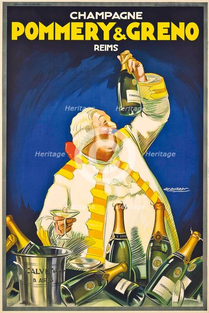 Champagne Pommery & Greno, Reims, 1928. Creator: Mauzan, Luciano Achille (1883-1952).