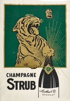Champagne Strub Mathis & Cie, 1910s. Creator: Simay, René (active First half of the 20th century)