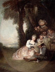 Champetre Concert 1715. Artist: Jean-Antoine Watteau