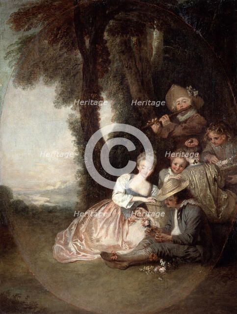 'Champetre Concert', 1715. Artist: Jean-Antoine Watteau