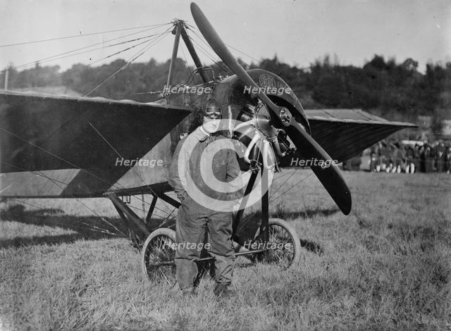 Champion, American aeronaut, in Japan, 1917. Creator: Bain News Service.