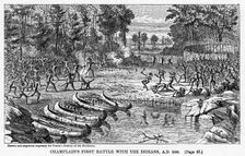 Champlain's First Battle with the Indians, AD 1609 (1877)