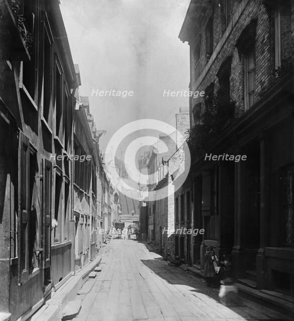 Champlain St., Quebec, between 1890 and 1901. Creator: Unknown.