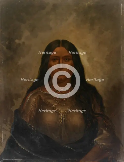 Chan-ku-wash-te-mine (Good Road Woman), ca. 1887. Creator: Antonio Zeno Shindler.