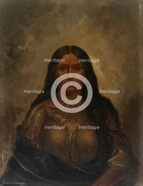 Chan-ku-wash-te-mine (Good Road Woman), ca. 1887. Creator: Antonio Zeno Shindler.