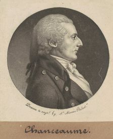 Chanceaume, 1801. Creator: Charles Balthazar Julien Févret de Saint-Mémin