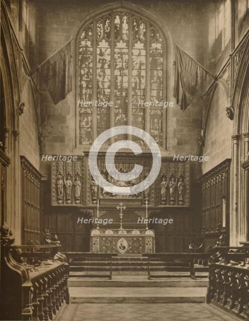 'Chancel and East Window of St. Margaret's, Westminster', c1935. Creator: Taylor.