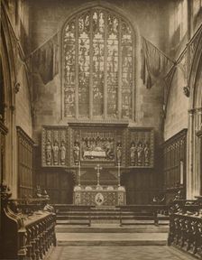 Chancel and East Window of St. Margaret's, Westminster c1935. Creator: Taylor