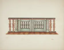 Chancel Railing, 1939. Creator: Hal Blakeley