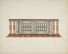 Chancel Railing, 1939. Creator: Hal Blakeley