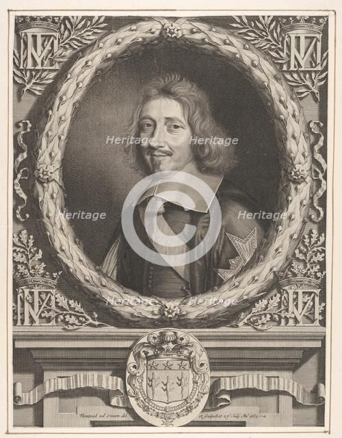 Chancelier Michel IV Le Tellier, 1659. Creator: Robert Nanteuil.