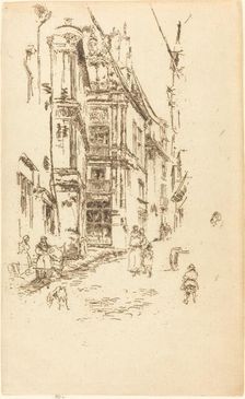 Chancellerie, Loches, 1888. Creator: James Abbott McNeill Whistler