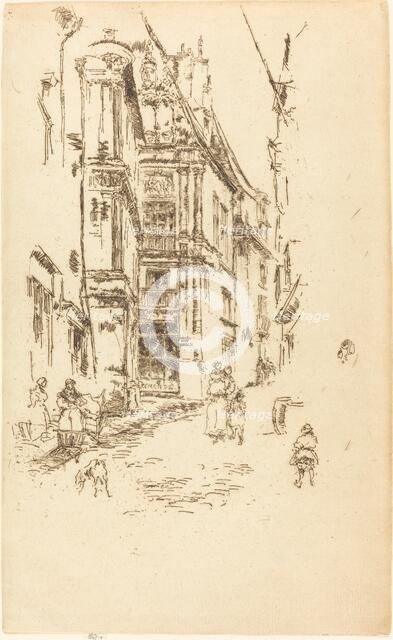 Chancellerie, Loches, 1888. Creator: James Abbott McNeill Whistler.
