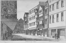 Chancery Lane, City of London, 1808. Artist: James Peller Malcolm
